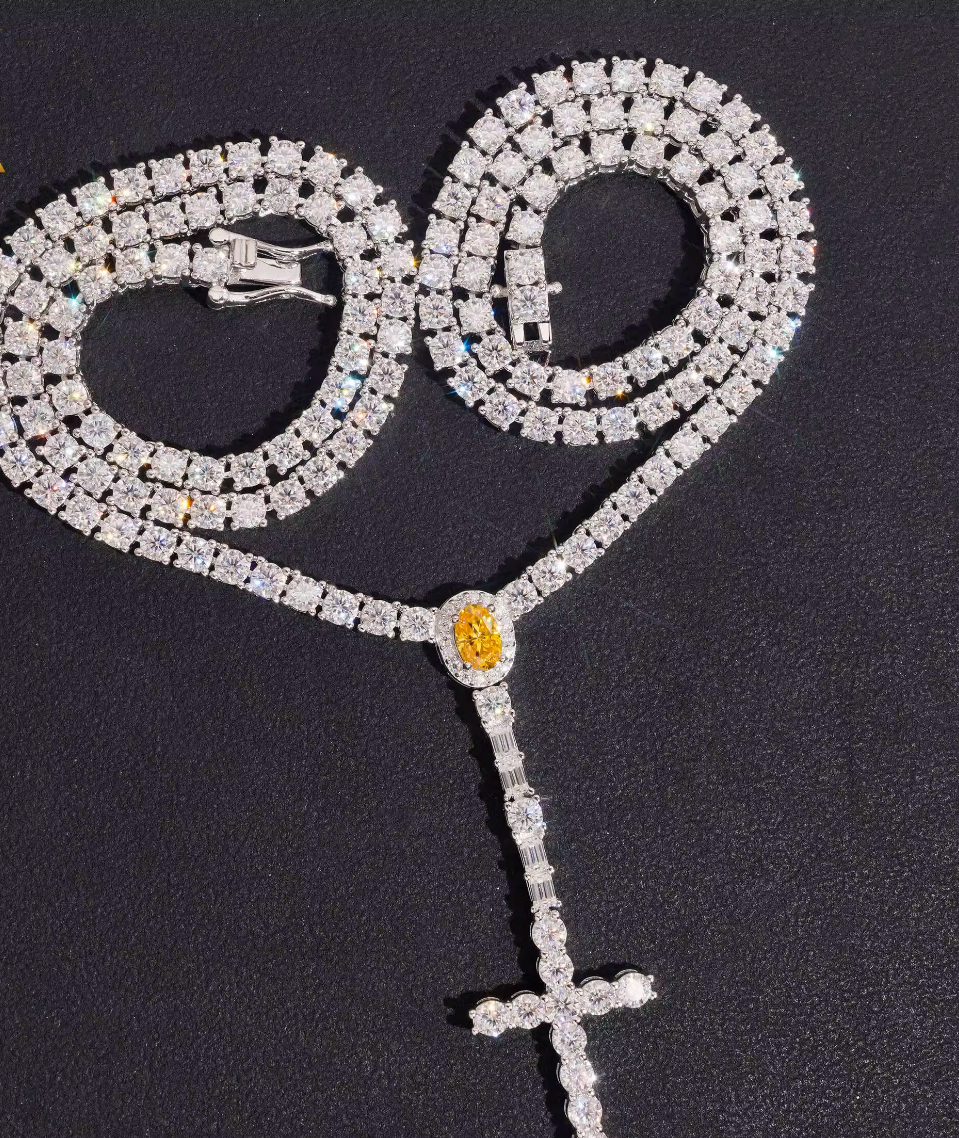 Faith first tennis chain rosary