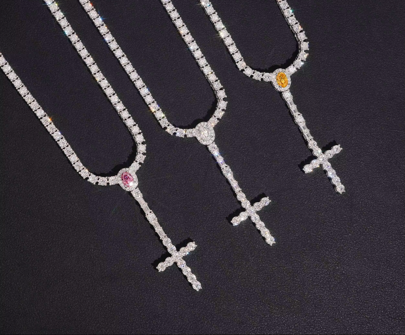 Faith first tennis chain rosary