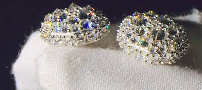Mosaic masterpiece stud earrings