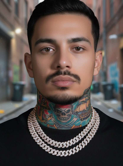 Playa Pink gold Cuban chain
